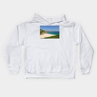 Porthcurno, Cornwall Kids Hoodie